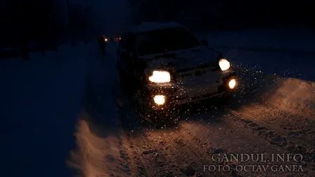 CIRCULAȚIE RUTIERĂ DIFICILĂ din cauza zăpezii în mai multe județe