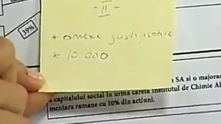 Udrea flutură al doilea bilețel. „Oreste mi-a adus și un alt dosar cu o solicitare financiară: 10.000 de euro. I l-am dat președintelui care l-a dat la DNA
