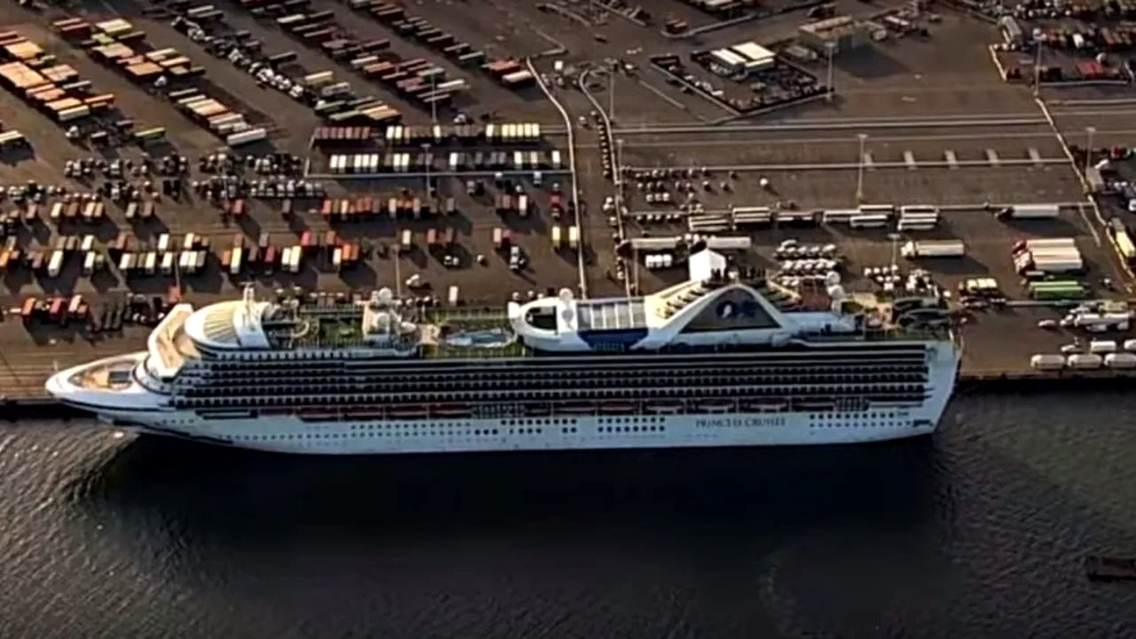 ROMÂNI ACASĂ. O parte din românii care se aflau pe vasul Grand Princess aflat în carantină pe coasta californiană s-au întors în România