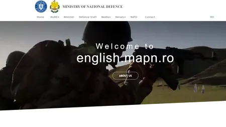 Site-ul Armatei a fost atacat de hackeri. Versiunea în limba engleză a fost repusă în funcțiune după o jumătate de oră