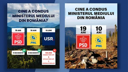 Criza Apei naște Războiul de pe Facebook. Acuzat de USR că e principalul vinovat pentru problemele de mediu din România, PSD ripostează