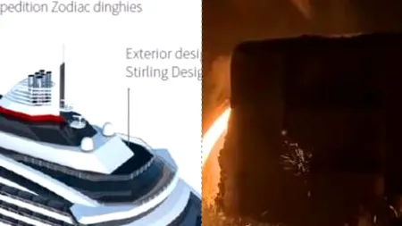 TABLA GROASĂ de Galați ajunge la POLUL NORD. Construcția vasului de explorare polară „Le Comandant Charcot