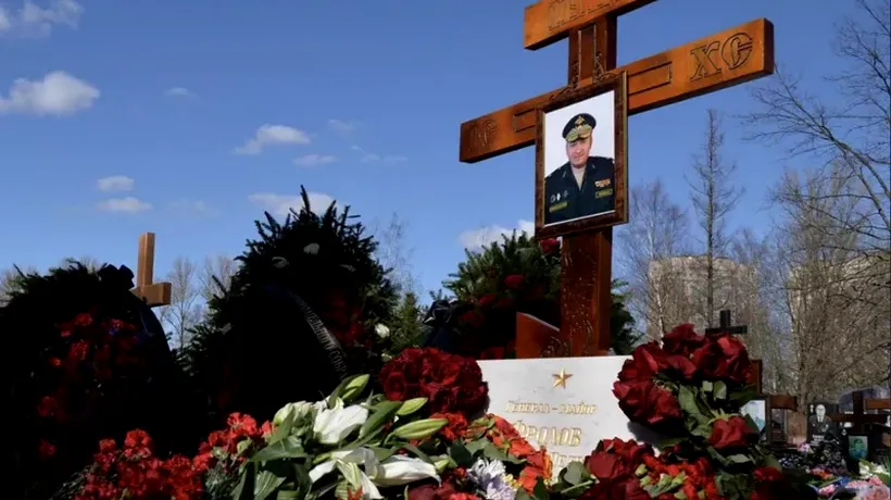 Încă un general rus a murit în Ucraina. Vladimir Frolov a fost înmormântat sâmbătă