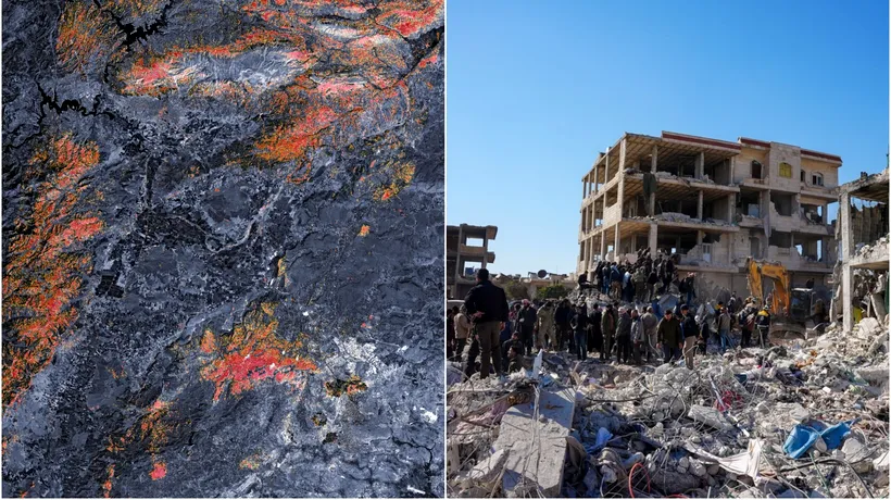 Cutremur în Turcia și Siria. Peste 24.000 de morți. Imaginile NASA din satelit arată dezastrul uriaș produs de seisme