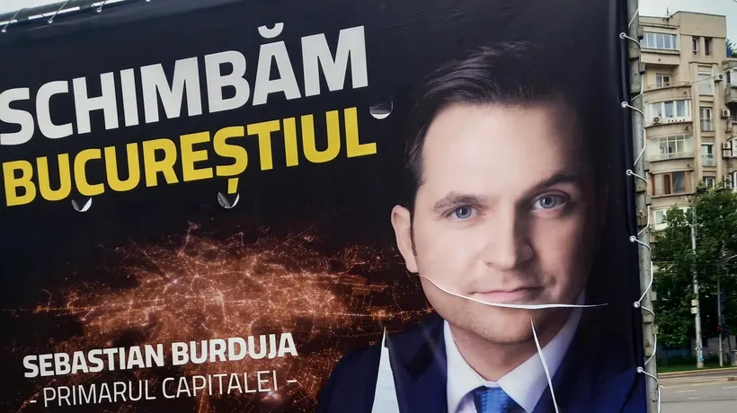 Sebastian Burduja depune PLÂNGERE PENALĂ, după ce i-au fost rupte panourile electorale. „E un semn bun că deranjăm”