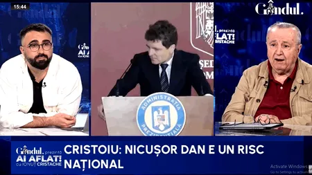 Cristoiu cere schimbarea lui Nicușor Dan: Președintele e un risc național