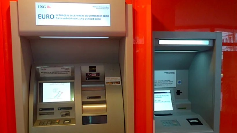 Ce mesaj afișează ecranele ATM-urilor ING. Decizia băncii în privința retragerilor de numerar