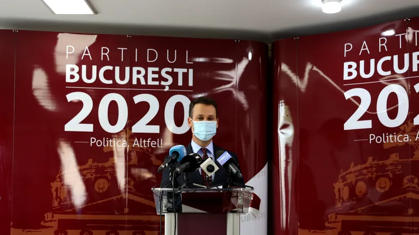 Robert Negoiță va candida la alegerile locale din partea unui partid nou înființat: „București 2020 este aproape de nevoile orașului. Nu trebuie să mai stăm după decizia unor partide naționale”