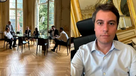 Emmanuel MACRON îi cere premierului Gabriel Attal să rămână „pentru moment” / Attal: Grupul politic pe care l-am reprezentat nu are majoritate
