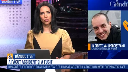 GÂNDUL LIVE. Campion național de raliuri, recomandări în trafic: Trebuie să ne ferim. Să fim ca într-o luptă. În defensivă. Nu viteza pură ucide, ci oprirea de la viteză mare