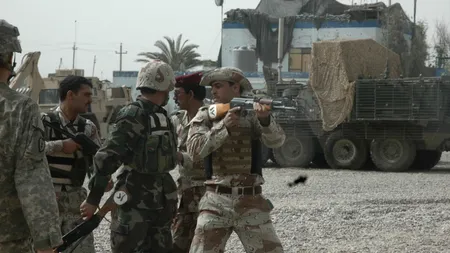 Cinci rachete Katiușa, lansate asupra unei baze din Irak în care sunt staționați militari americani