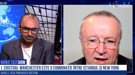 VIDEO | Ion Cristoiu: „Manchester mi s-a părut o combinație între Istanbul și New York. E un oraș haotic, un oraș fără diacritice. Când vii la Manchester, vii, de fapt, ca străin între străini”