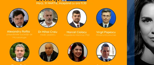 GÂNDUL LIVE | Prefectul județului Suceava și edilul primului oraș carantinat din România, printre invitații Emmei Zeicescu, în ediția din 31 martie, de la 11.30