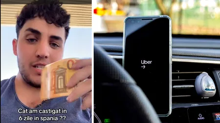 Un român, șofer pe UBER în Spania, dezvăluie ce venituri poți obține lejer din ride-sharing: 