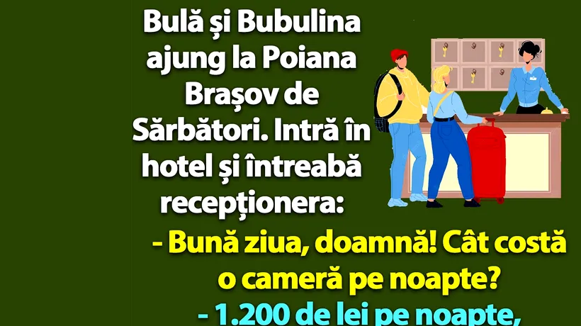 BANC | Bulă și Bubulina fac Sărbătorile la Poiana Brașov