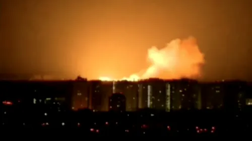 Noi explozii puternice lângă Kiev