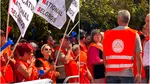 Protest masiv la Ministerul Muncii din cauza legii salarizării, propusă de ministrul Pîslaru