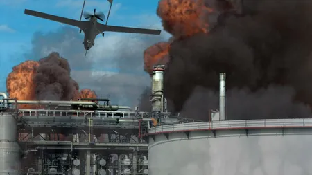 Dronele ucrainene fac ravagii în RUSIA: au lovit o rafinărie Gazprom. Este al doilea incident semnalat într-o săptămână