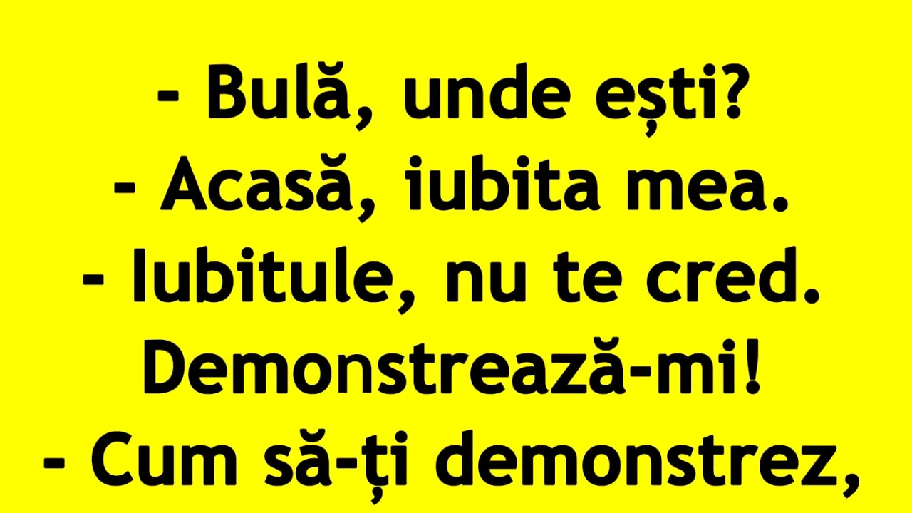 BANC | Bulă și iubita geloasă