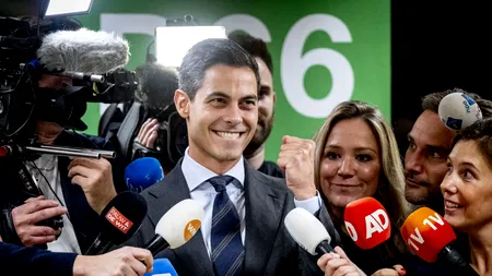Olanda ar putea avea primul PREMIER homosexual. Partidul centrist-liberal, condus de Rob Jetten, obține MAJORITATE, după numărarea a 99% din voturi