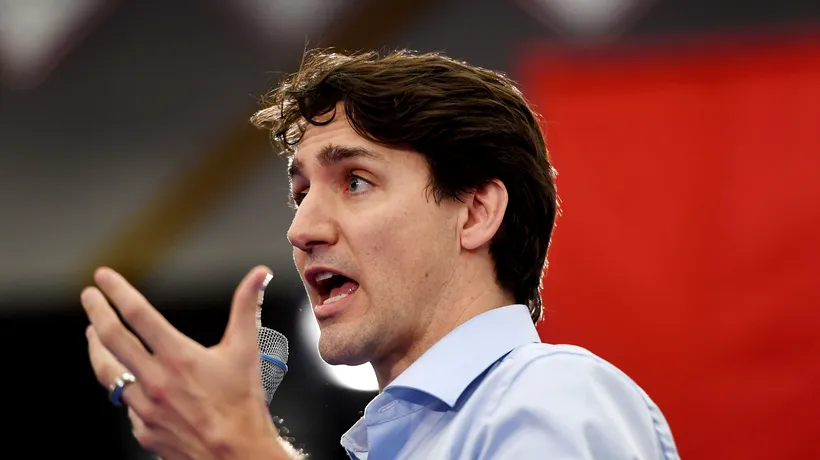 Ieșire nervoasă a lui Justin Trudeau în timpul unui discurs: „Vă rog să plecați! O să rugăm poliția să vă dea afară pe amândouă. VIDEO
