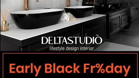 Black Friday 2022 | Idei de amenajare a locuinței. Reduceri de neratat la Deltastudio