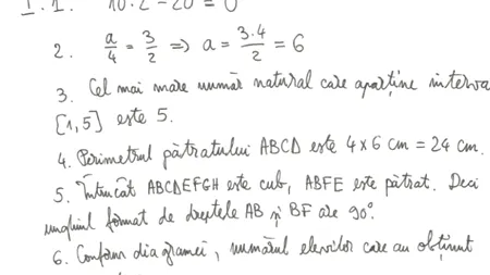 EVALUARE NAȚIONALĂ 2015. Cum a rezolvat Nicușor Dan exercițiile de la proba scrisă de matematică