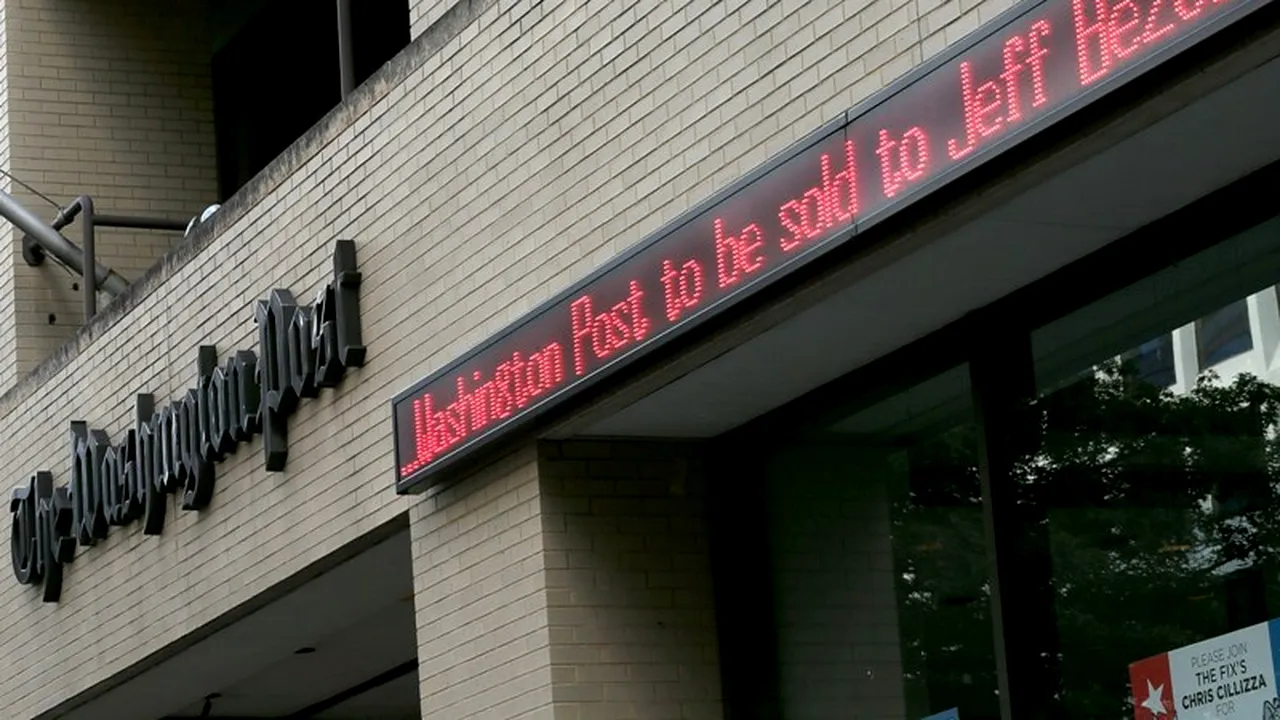 Washington Post va fi cumpărat de fondatorul Amazon