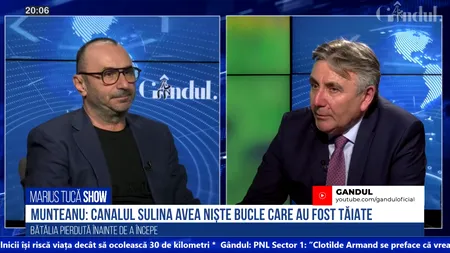 VIDEO | Virgil Munteanu, fost guvernator al Deltei Dunării: „În 2004 a început dragarea Canalului Bâstroe. S-au tras mai multe semnale de alarmă”