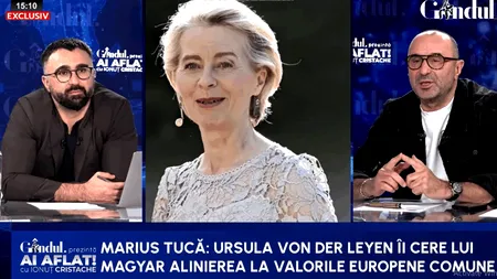 De ce pune Bruxelles-ul presiune pe Peter Magyar. Marius Tucă: Ursula a mirosit ceva/Valorile ei sunt cenzura și lipsa libertății de exprimare