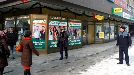 Jaf la un magazin de bijuterii dintr-un centru comercial din centrul Bacăului