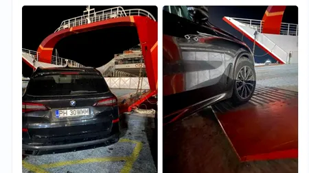 Un turist român care a parcat neregulamentar în Thassos, ironizat pe Facebook: „Să vină la mașină. Nu poate parca feribotul” / 