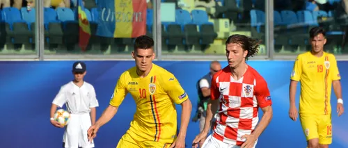 EURO U21 2019 | România vs Croația 4-1, la Campionatul European U21: Debut superb pentru tricolorii mici, după ce au lipsit 21 de ani din această competiție