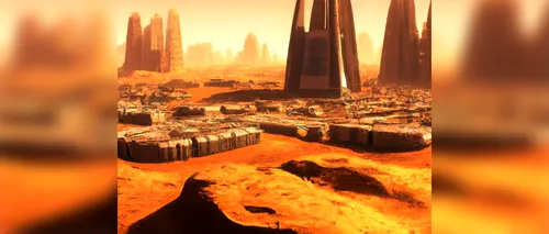 Cum ar arăta un oraș de pe Marte, după colonizarea plănuită de Elon Musk - GALERIE FOTO
