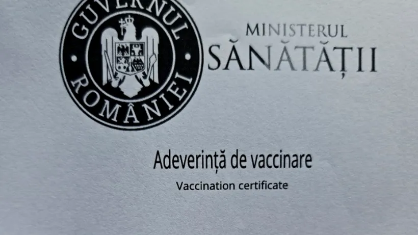 Certificate false de vaccinare, eliberate de Spitalul “Grigore Alexandrescu”, vândute cu 100 de euro pe Telegram