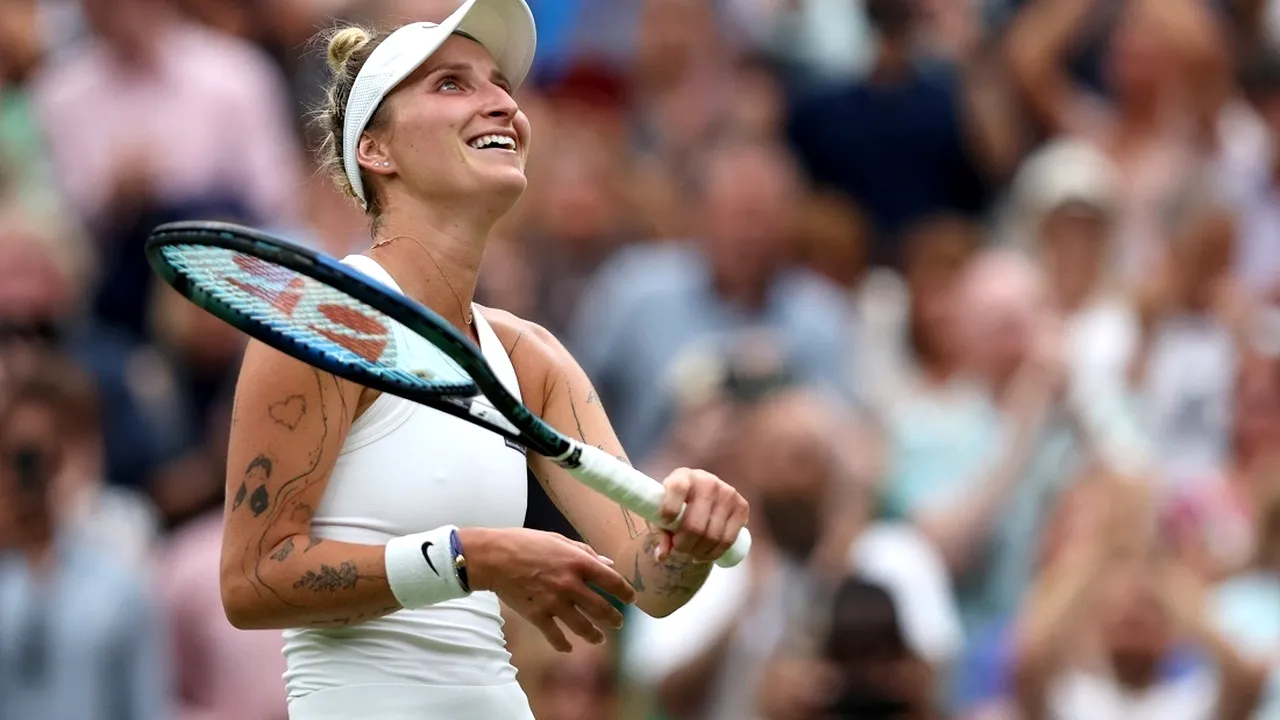 Marketa Vondrousova intră în ISTORIA de la Wimbledon după titlul câștigat