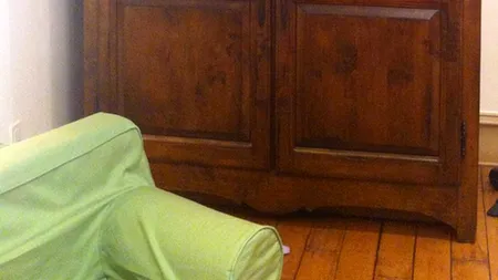 Arată ca un dulap normal dintr-o cameră. Dacă îl deschizi...