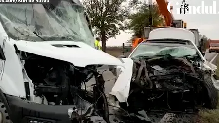 GÂNDUL LIVE. Doi bărbați au pierit în urma unui grav accident în Buzău / IMAGINI CU IMPACT EMOȚIONAL