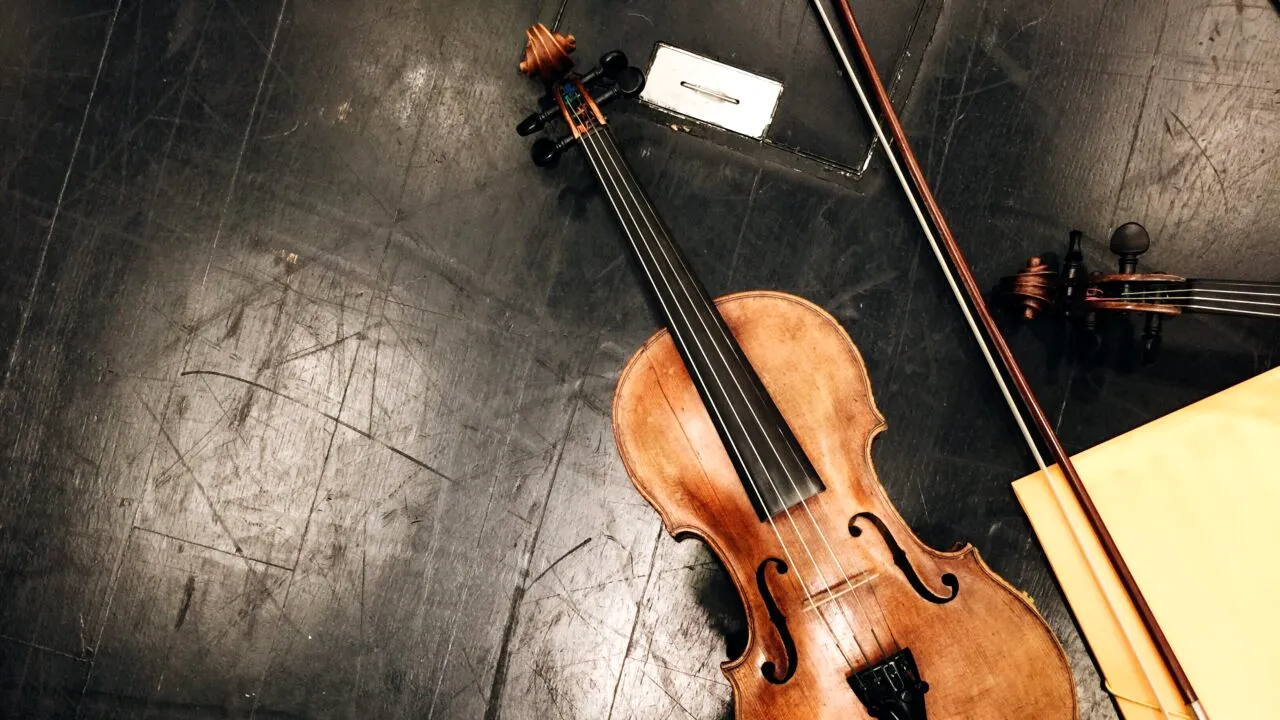 Cea mai scumpă VIOARĂ de producție nouă, scoasă la vânzare. Instrumentul e decorat cu 600 de pietre prețioase