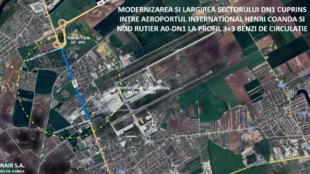 DN1 va avea trei benzi pe sens între Aeroportul Otopeni și A0. Când este estimată finalizarea proiectului