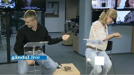 GÂNDUL LIVE. Mentalistul Cristian Gog și trucul monedelor. VIDEO