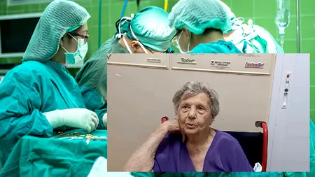 Ireal ce au găsit medicii din GALAȚI în corpul unei paciente de 100 de ani. Gica Butunoi suferise un accident casnic