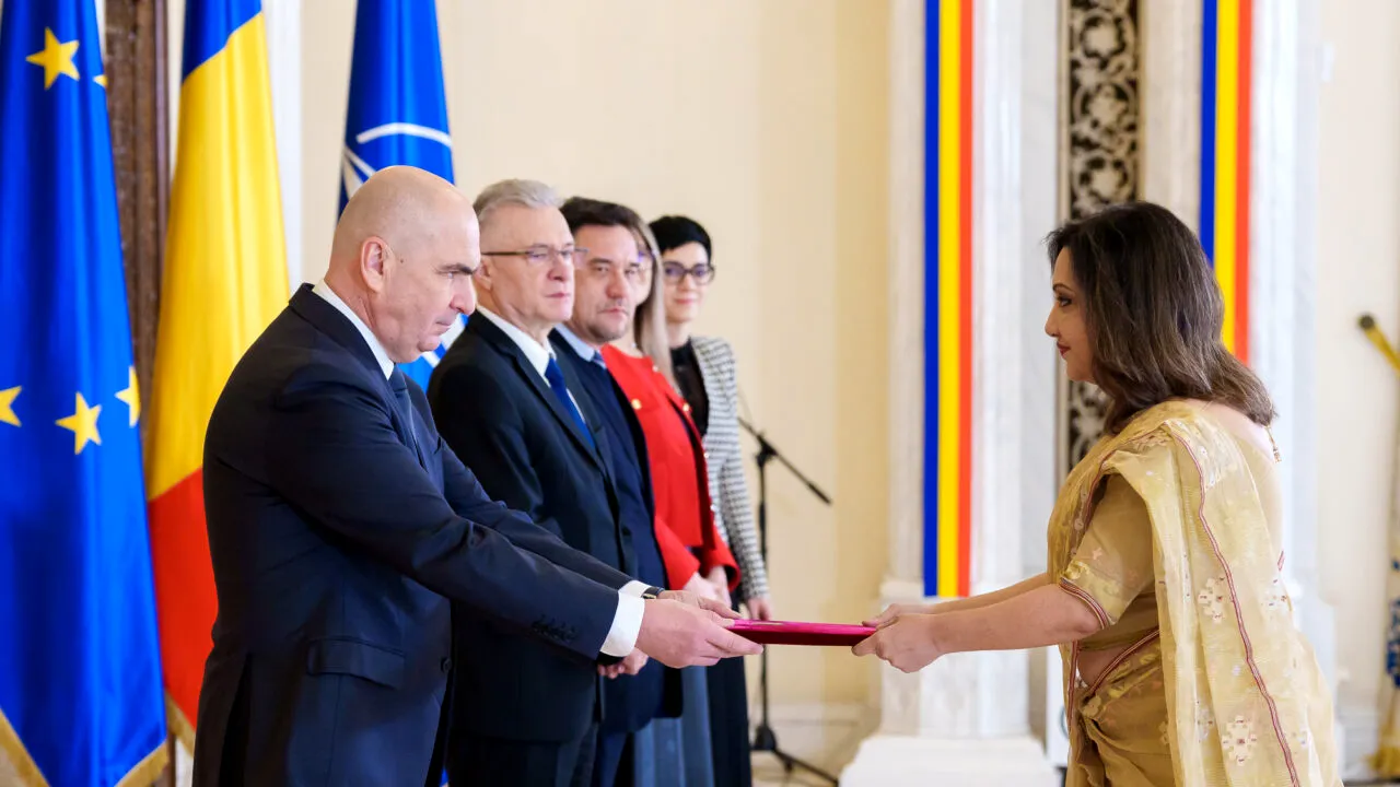 Ilie Bolojan a primit la Palatul Cotroceni noii AMBASADORI ai Columbiei, Kuweitului și Bangladeshului