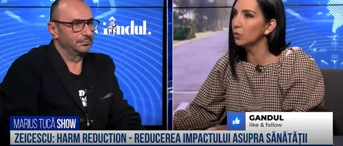 VIDEO | Emma Zeicescu: „Harm reduction înseamnă să reduci impactul asupra sănătății. Rolul nostru este să spunem că există alternative”