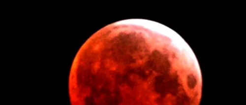 Eclipsă parțială de Lună, vizibilă în această seară și din țara noastră