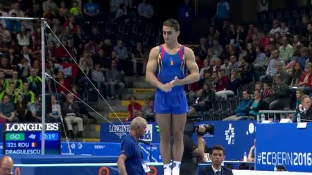 Marian Drăgulescu, după ce a ratat podiumul. 