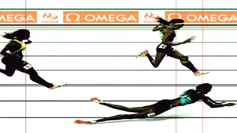 O sportivă din Bahamas a plonjat peste linia de sosire, ca să ia aurul la JO 2016