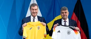Ciolacu și Söder fac schimb de tricouri / Ciolacu: Ne vedem în FINALĂ! / Söder: Dacă veți juca împotriva Germaniei, nu vă mai urez succes