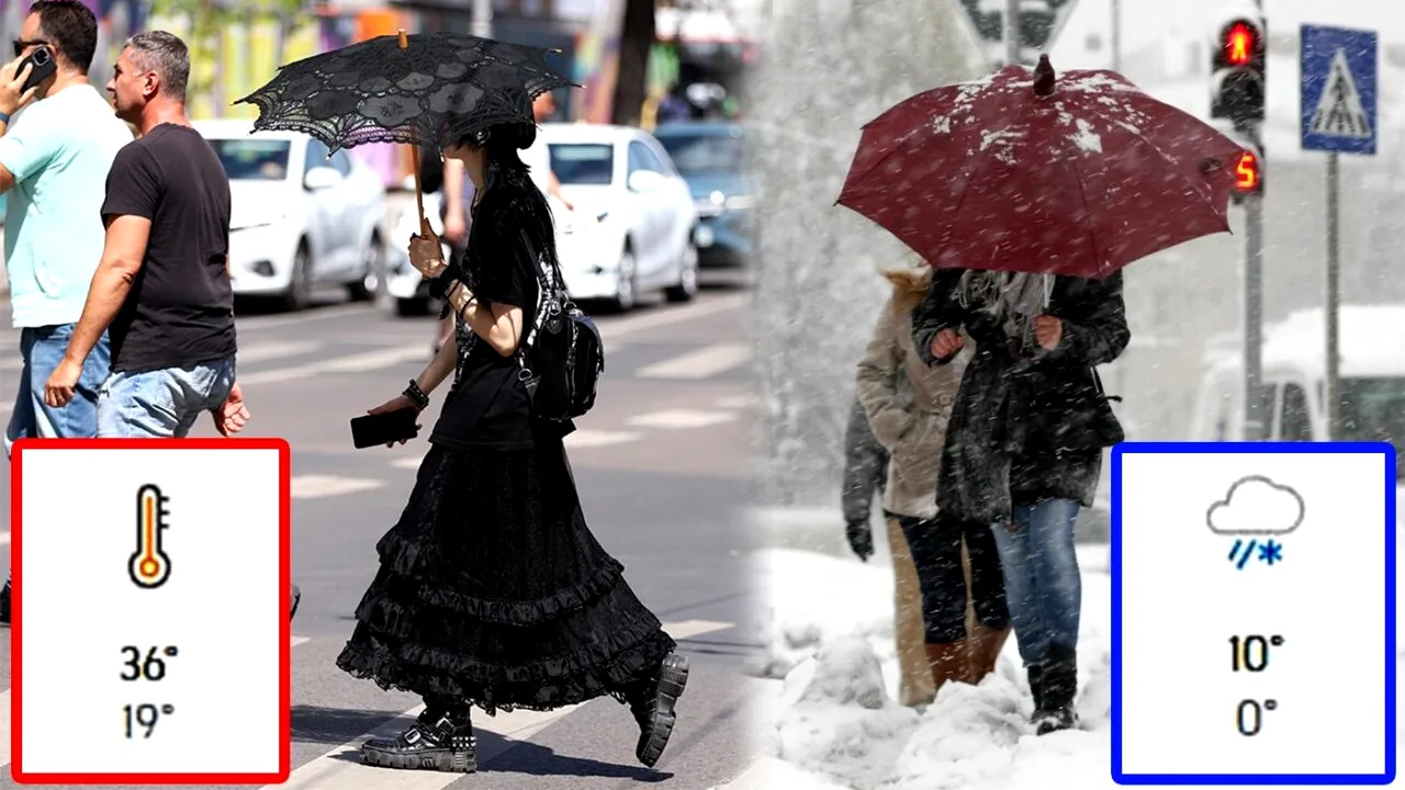 Meteorologii Accuweather: Caniculă în septembrie și ninsori în octombrie, în România!