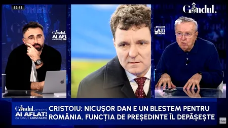 Ion Cristoiu: „Nicușor Dan e un blestem pentru România la ora actuală / Se teme să ia o decizie / Funcția îl depășește”